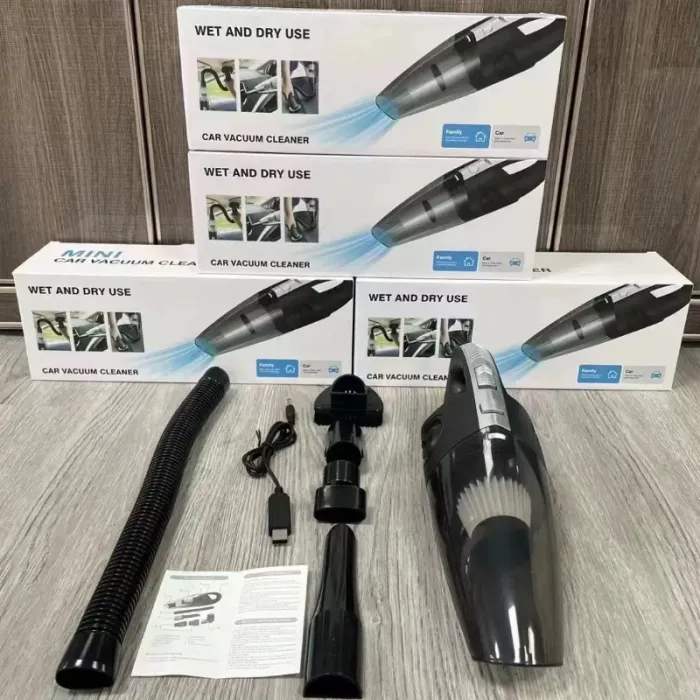 مكنسة المنزل و السياره 12V قوة شفط رهيبه