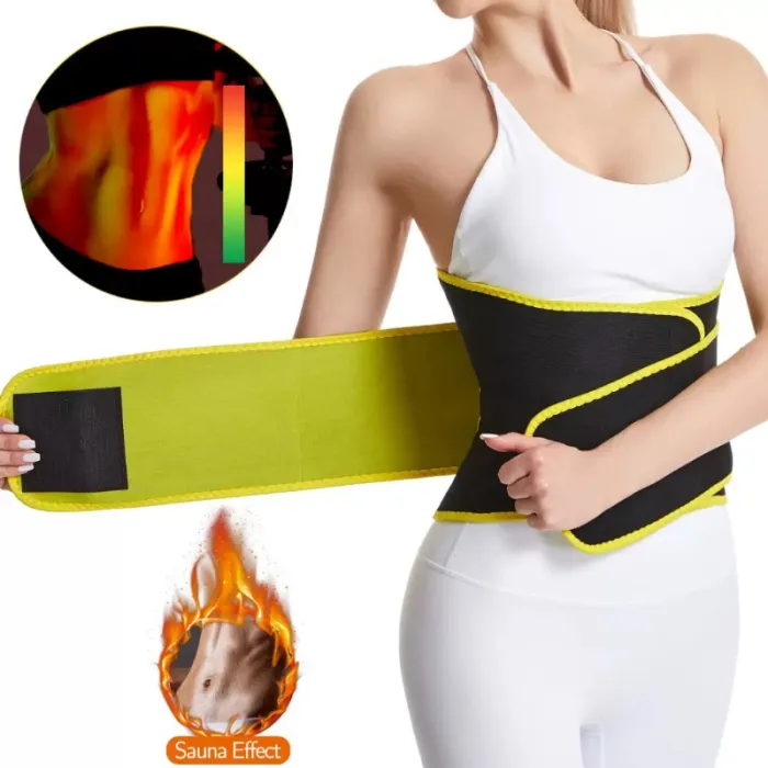 حزام حراري لتنحيف البطن (Waist Trimmer / Sweat Belt)